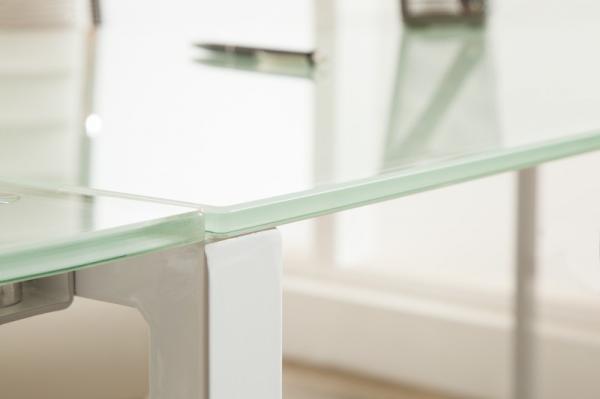 Exkluzívny dizajnový rohový stôl BIG DEAL II 180 cm biely