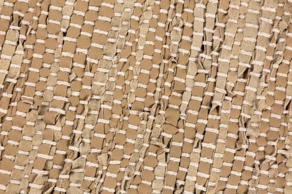 Ručne tkaný koberec PURE 230x160 cm béžový, pravá koža