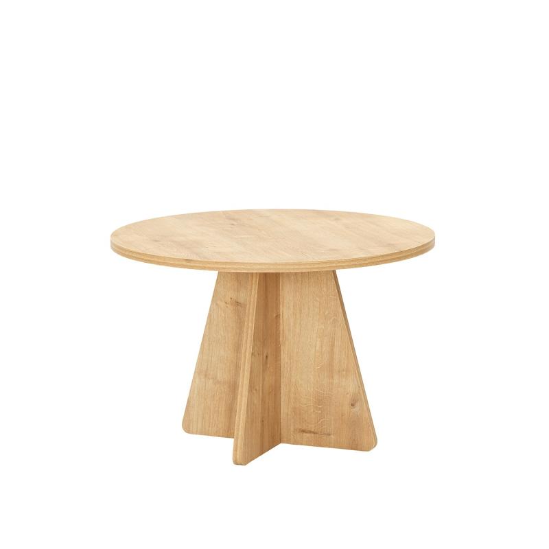 Elegantný konferenčný stolík MUSHROOM 60 cm, MDF, dubová dýha