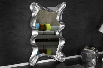 Extravagantné nástenné zrkadlo ALICE 160x106 cm strieborné