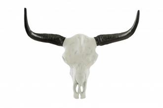 Impozantná lebka Buffalo EL TORO 70 cm z pevného hliníka