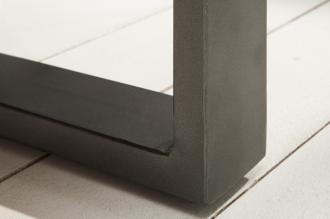 Dizajnová lavica IRON CRAFT 170 cm mango, šedá