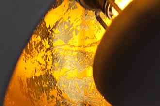 Industriálne závesné svietidlo STUDIO III 110 cm čierno zlaté