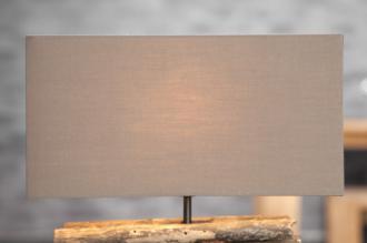 Ručne vyrobená stolová lampa PERIFERE 40 cm hnedá