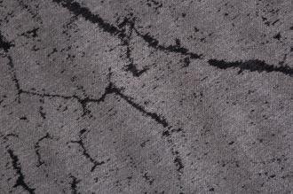 Dizajnový koberec FIRE & EARTH 240 x 160 cm bavlna, šedý