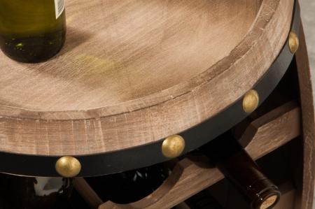 Elegantný stojan na víno BODEGA 60 cm, borovica, prírodný