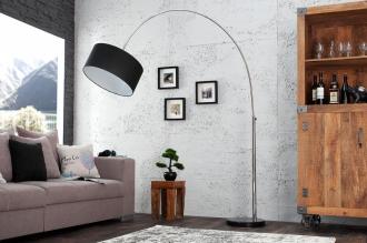 Výsuvná oblúková lampa LOUNGE DEAL 170-200 cm čierna