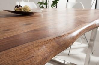 Masívny jedálenský stôl MAMMUT 200 cm sheesham, prírodný