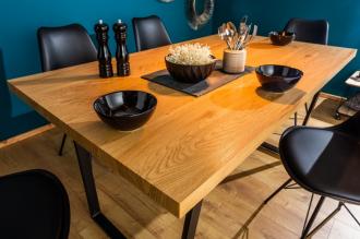 Dizajnový jedálenský stôl LOFT 160 cm dub, prírodný