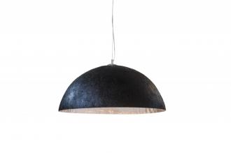 Elegantné dizajnové závesné svietidlo GLOW 70 cm čierno strieborné