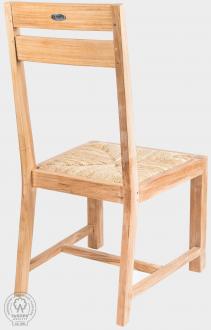 Stolička NANDA XL teaková stolička s výpletom