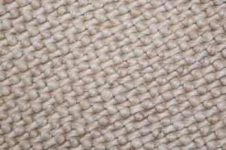 Ručne vyrobený koberec WOOL 240 x 160 cm bavlna, béžový