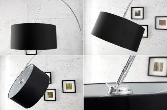 Výsuvná oblúková lampa LOUNGE DEAL 170-200 cm čierna