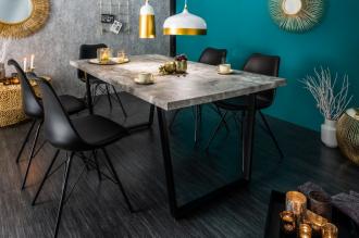 Dizajnový jedálenský stôl LOFT 160 cm betónový vzhľad