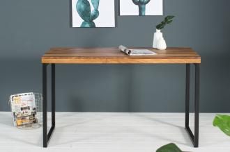 Elegantný pracovný stôl ELEMENTS 118 cm Sheesham, prírodný